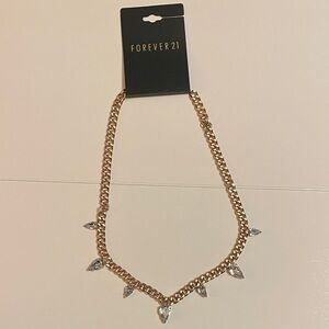 $2! 5 for $10 🔥Forever 21 Gold Necklace with Accents